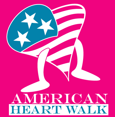 American Heart Walk t-shirt design